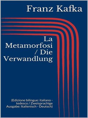cover image of La Metamorfosi / Die Verwandlung